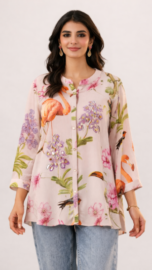 Petal Bloom Printed Top