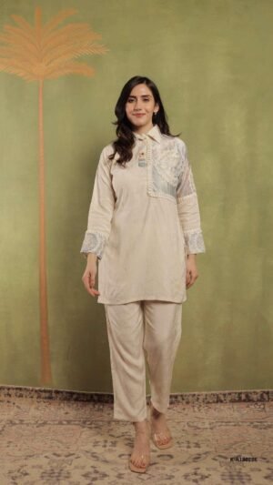 Ivory Bloom Co-Ord Set